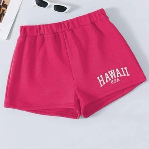 Hot pink shorts